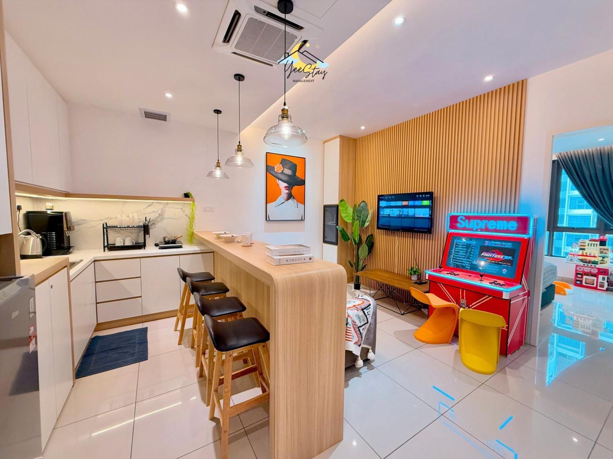 Seaview Poolview Cityview Baliresidence Video Game 5Minjonker Malacca Bagian luar foto