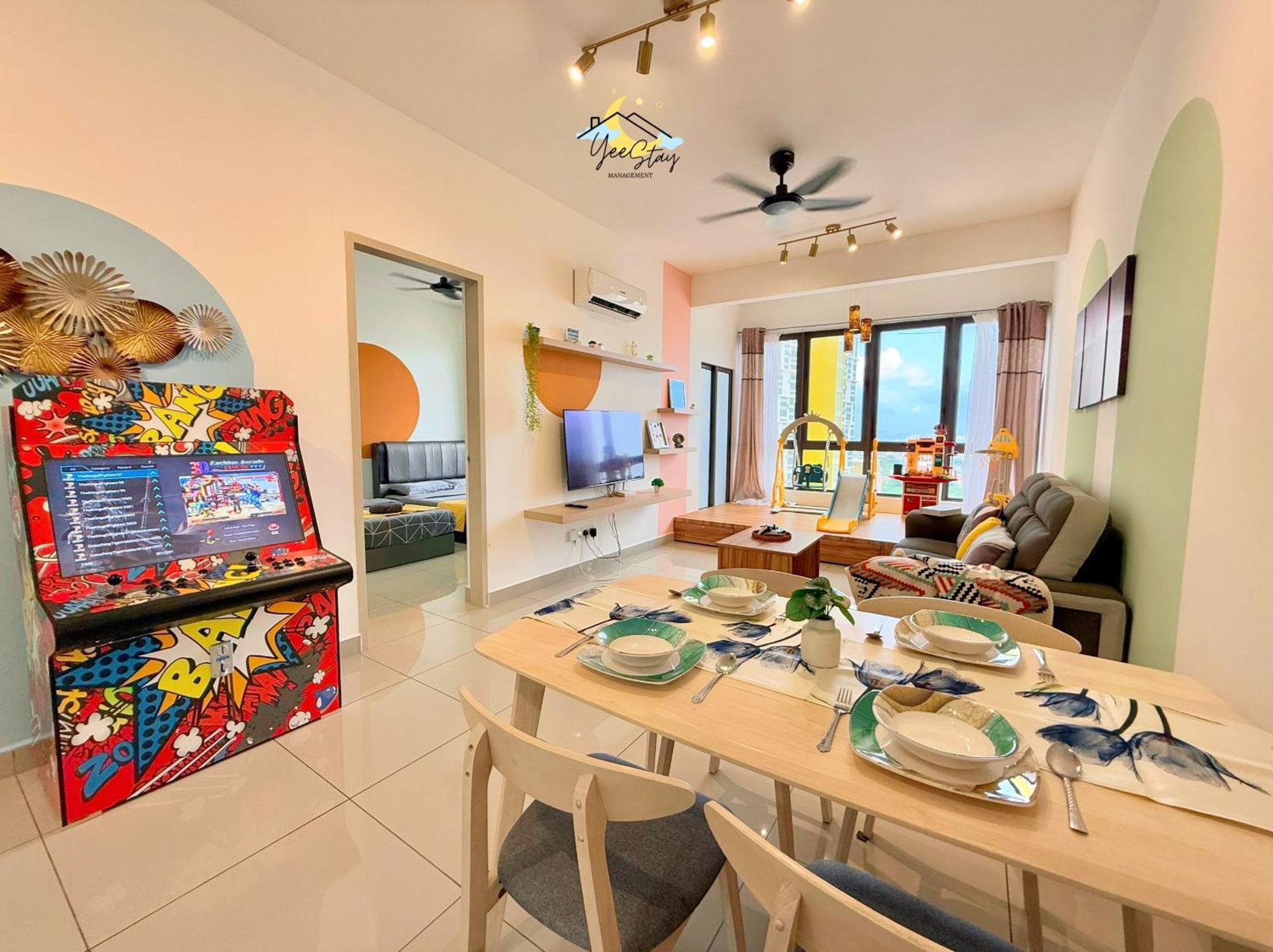 Seaview Poolview Cityview Baliresidence Video Game 5Minjonker Malacca Bagian luar foto